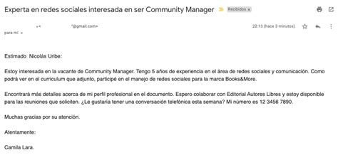 C Mo Redactar Un Correo Atractivo Para Enviar Tu Cv Y Ejemplos