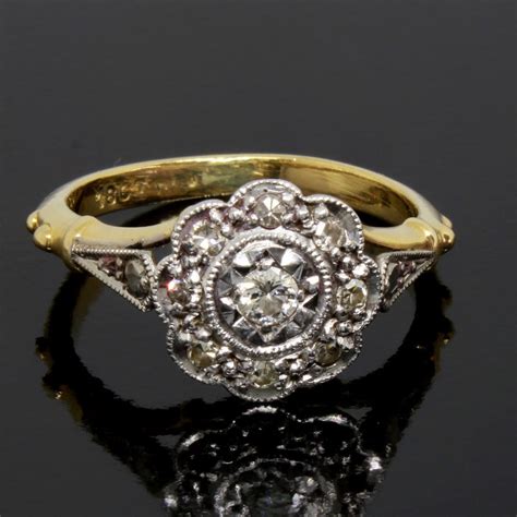 Antique Diamond Ring - Etsy