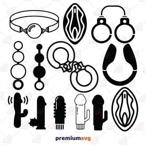 Sex Toys Bundle SVG Sex Toys Clipart Cut Files PremiumSVG