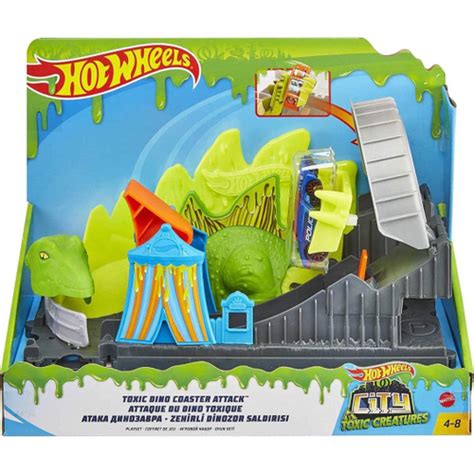 Hot Wheels Pista Ataque Toxico Do Dinossauro Gtt Mattel Em Promo O Na Americanas