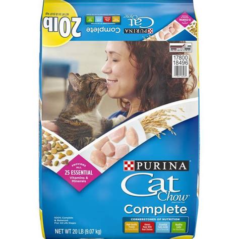 Purina 20 Lb Cat Chow Complete Dry Cat Food 198 206 15 Blains Farm And Fleet