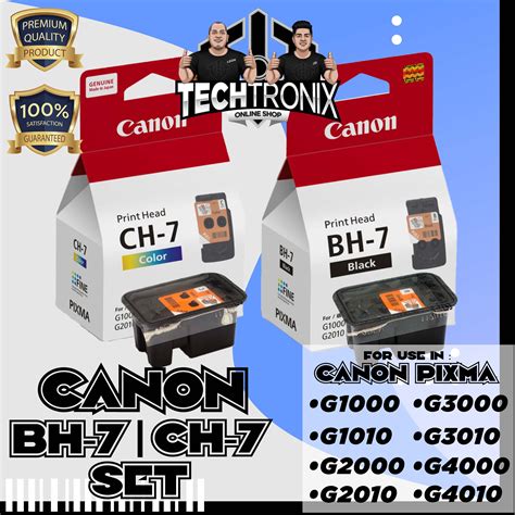 Canon Ca Bh Black Ca Ch Tricolor Original Print Head Ink