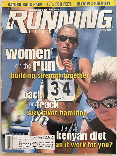 2000 Running Times Magazine October Suzy Favor Olympic Trials Nike Ad