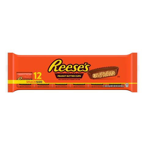 Reeses Milk Chocolate Peanut Butter Snack Size Cups Candy Gluten