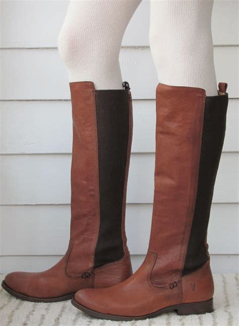 Howdy Slim Riding Boots For Thin Calves Frye Molly Gore Tall