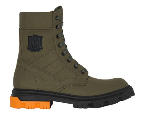 Amiri Military Combat Green Boots Whats On The Star