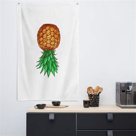 Swinger Flag, Upside Down Pineapple Flag, Swinger Party Flag, Swinger ...