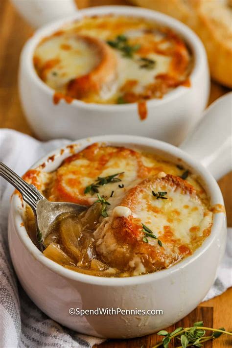 Homemade French Onion Soup - Spend With Pennies - Dine Ca