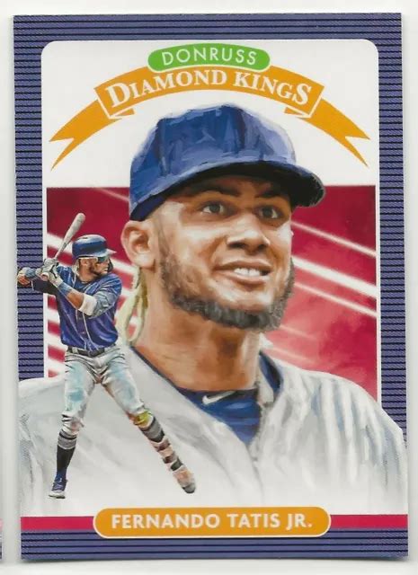 Panini Donruss Baseball Fernando Tatis Jr Parents Diamond Kings