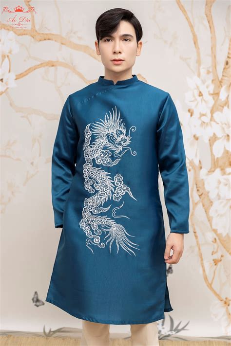 Pre Made Vietnam Ao Dai For Men Wedding Ao Dai For Men Men Etsy