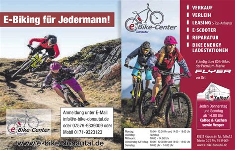 E Bike Center Donautal Hausen Leihrad Mountainbiketour