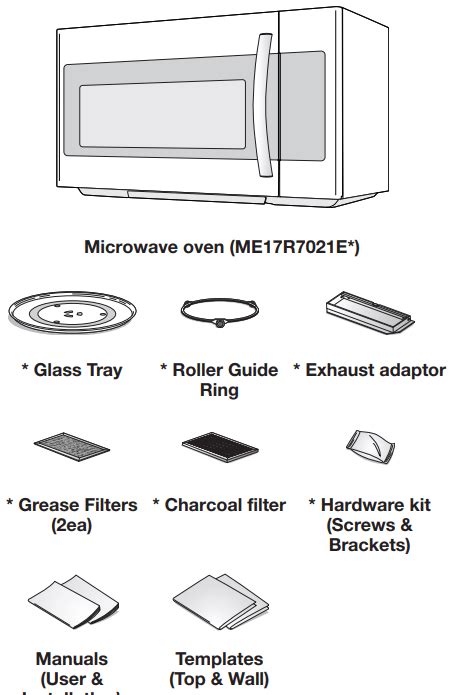 User Manual Samsung Me17r7021es Aa 1 7 Cu Ft Over The Ran Manualsfile