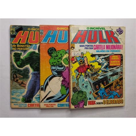 Lote O Incrivel Hulk 5 6 7 Editora Abril 1983 Otimas Shopee Brasil