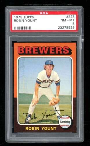 1975 Topps Robin Yount 223 RC Rookie PSA 8 ES5945 EBay