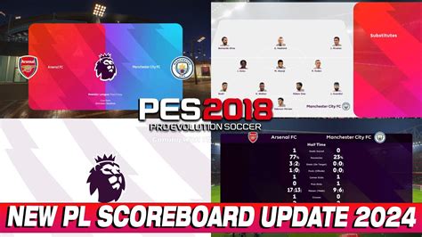 Pes New Premier League Scoreboard Update Youtube