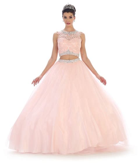 Quinceanera Two Pieceball Gown Sweet 16 Dress Two Piece Quinceanera