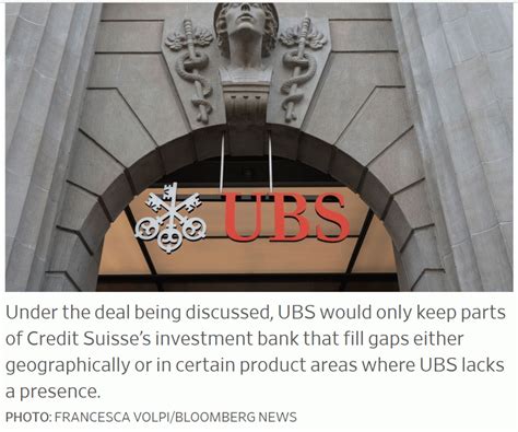 Ubs Offers Usd Billion To Buy Credit Suisse Textilefuture