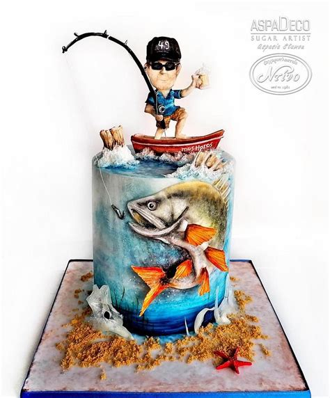 Fisherman Cake Decorated Cake By Aspasia Stamou Cakesdecor