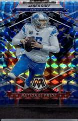 Jared Goff Reactive Blue Prices Panini Mosaic Football