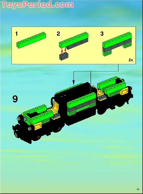 LEGO 7898 Cargo Train Deluxe Instructions and Parts List