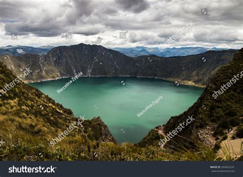 Laguna Quilotoa Ecuador 3 Km Wide Stock Photo 264922241 Shutterstock