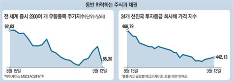 주식·채권 동시 하락당분간 현금비중 확대 클리앙