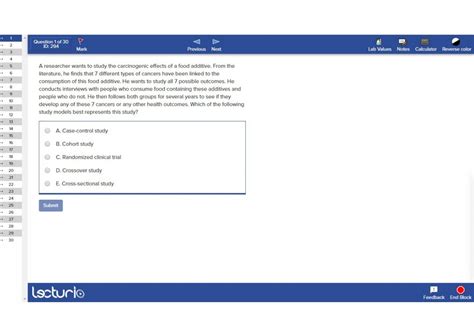 Lecturio Qbank Usmle Step Epi Biostats Ethics Block