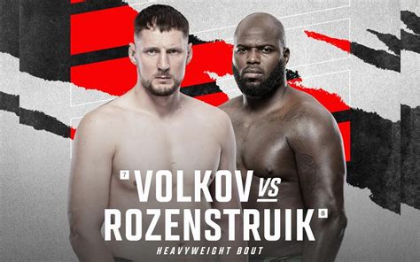 UFC Fight Night Volkov Vs Rozenstruik Bonuses Which Fighters Took