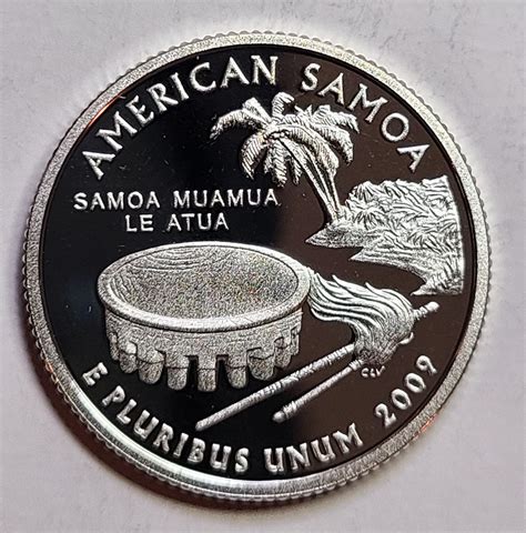 Territory Quarter 2009-S American Samoa SILVER Proof-66 (GEM+) - For ...