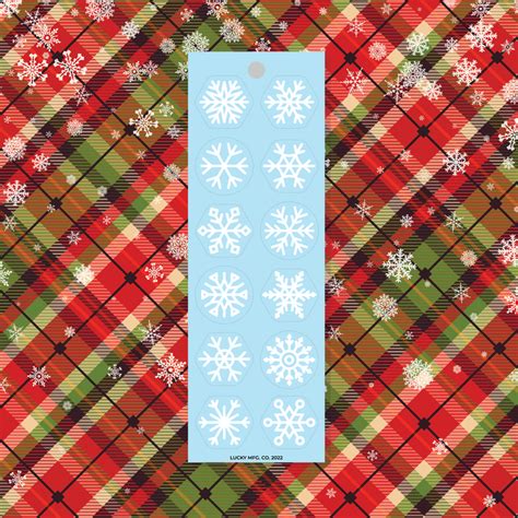 Snowflakes Vinyl Sticker Strip Madcap And Co