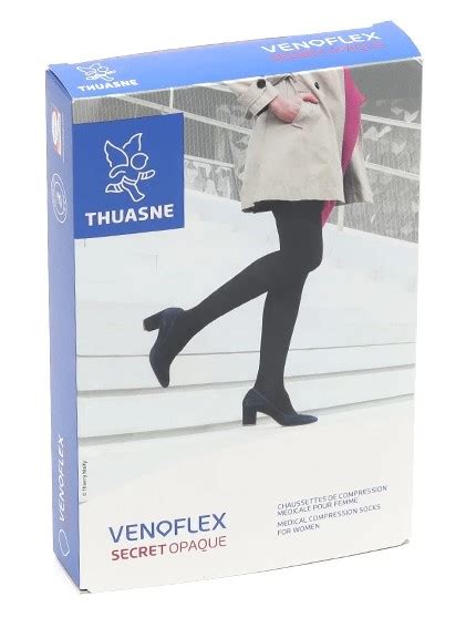 Chaussettes De Contention Femme Thuasne Venoflex Secret Opaque Veino