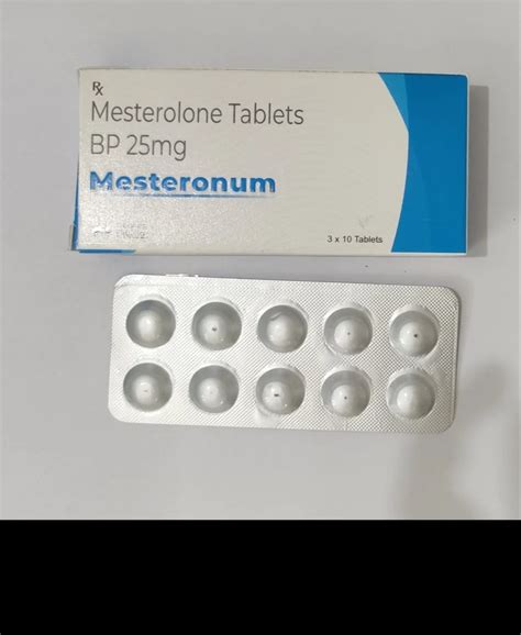 Grade Medicine Grade Mesteronum 25mg Mesterolone 25 Mg Tablet At Rs