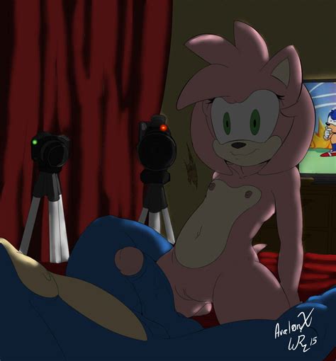 Rule 34 2015 Amy Rose Anthro Aval0nx Balls Blue Arms Erection Female Hedgehog Imminent Sex