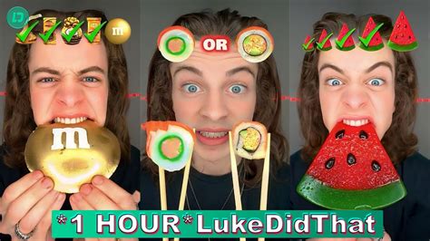 1 HOUR LukeDidThat Spicy Food Challenge TikToks 2024 Best