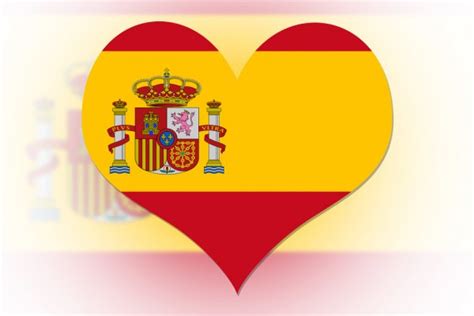 Spanish Flag Heart — Stock Photo © Ijdema 24275715