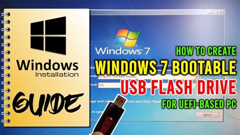 How To Create Windows 7 Bootable Usb Flashpen Drive For Uefi Based Pc