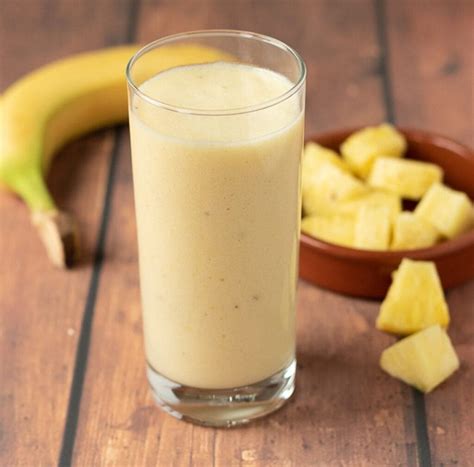 4 Ingredient Tropical Banana Smoothie Neils Healthy Meals