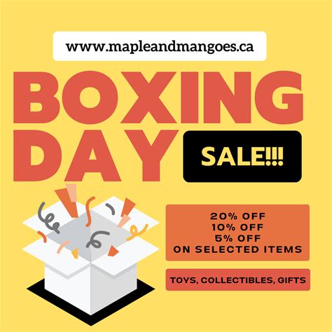 BOXING DAY SALE 2023 – Maple and Mangoes