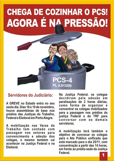 Blog do Sintrajufe RS GREVE cresce no Judiciário Federal