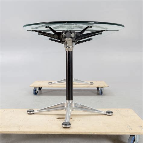 A Bruce Burdick 1980s Glass And Metall Table For Herman Miller Burdicks Groups Bukowskis