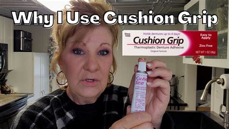 Cushion Grip Thermoplastic Denture Adhesive YouTube