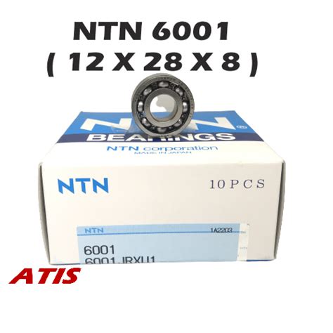 NTN 6001 12 X 28 X 8 100 ORIGINAL Open Type Deep Groove Ball