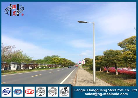 2M 30M Q345 Steel Hot Dip Galvanized Commercial Light Poles Street