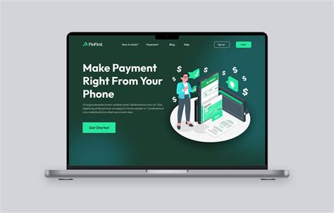 Fintech Landing Page Daily Ui On Behance