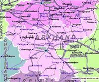 Political Map Of Jharkhand Physical Map Of Jharkhand