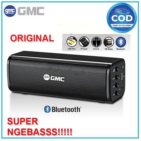 Jual Speaker Bluetooth Gmc B Rms W Fm Radio Usb Memory Card Aux