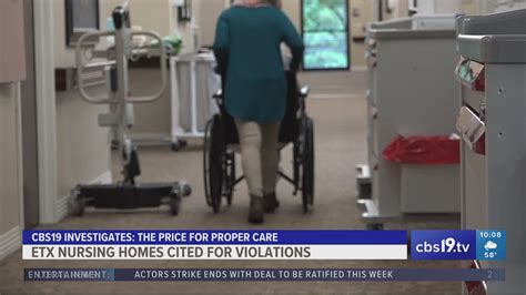 Thousands Of Dollars In Violations Found At Texas Nursing Homes Cbs19 Tv