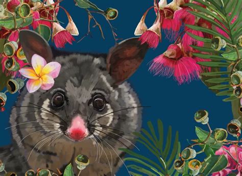 Hello Possums By Art Tonic Cardly