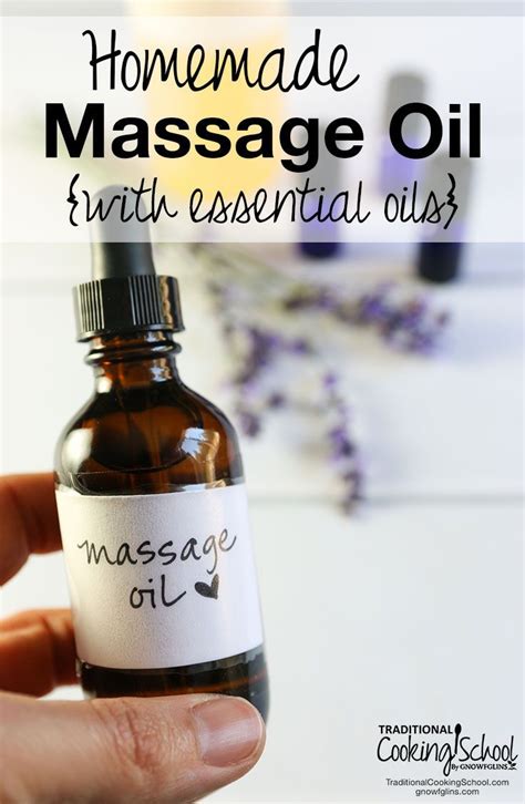 Homemade Massage Oil With Essential Oils For Couples Artofit