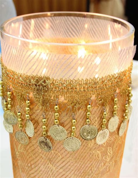 Moroccan Style Candle Vase Centerpiece Creative Jewish Mom